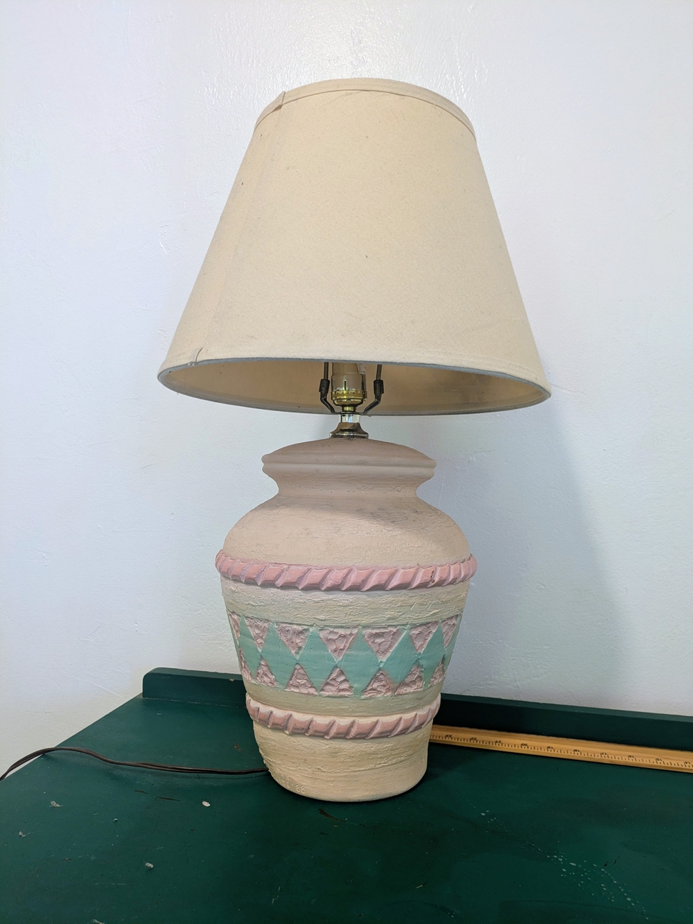 1988 Elite Southwest Deco Table lamp